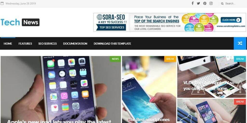Top 5 best Premium Looking SEO Friendly Blogger Templates SEO Friendly Blogger Template