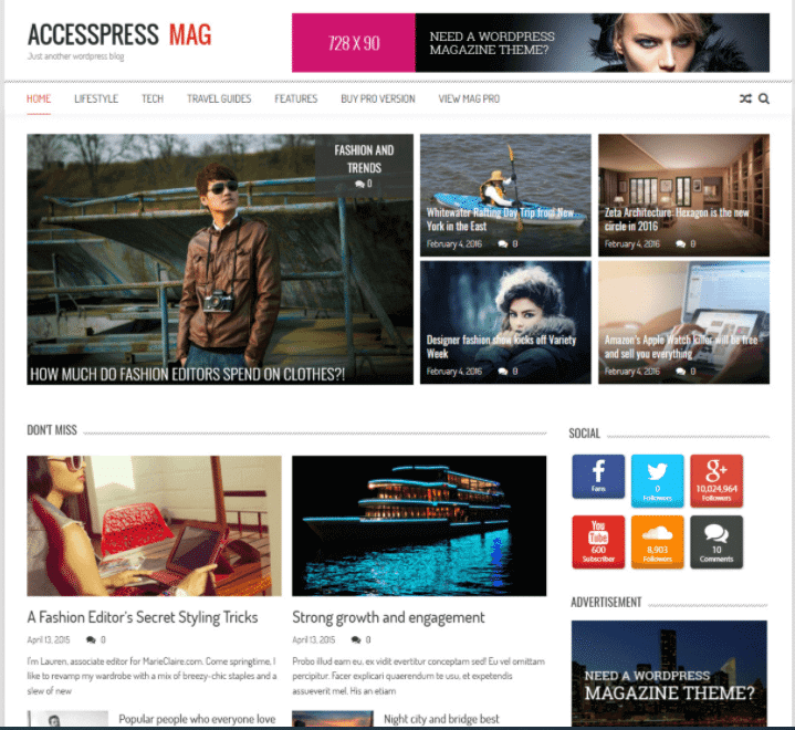 Top best free wordpress themes- AdSense friendly and responsive in 2020 Top best free wordpress themes