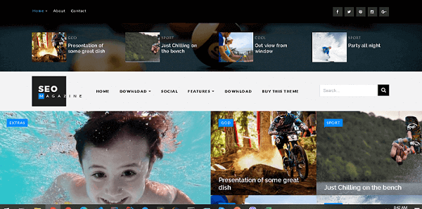7 Best Ads Ready Blogger Templates for free Best Free SEO friendly Blogger Templates