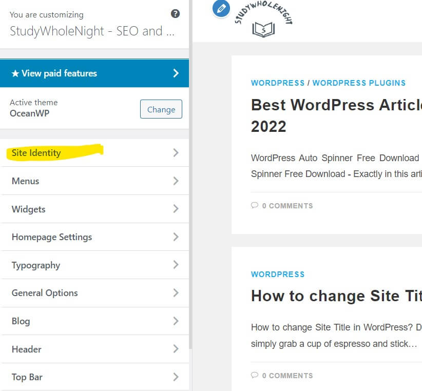 How to change Site Title in WordPress 2022 How to change Site Title in WordPress
