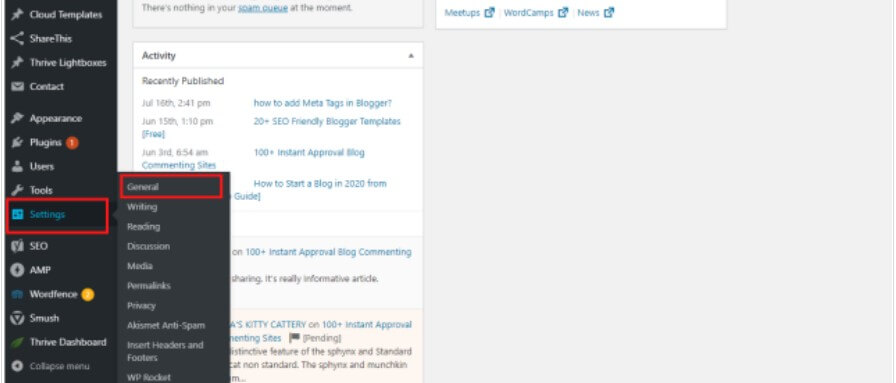 How to change Site Title in WordPress 2022 change Site Title in WordPress